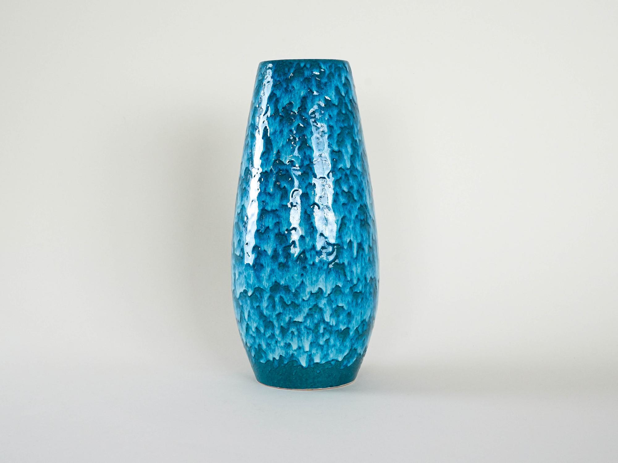 Keramikvase Blau 3