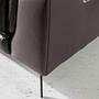 Sofa 3-Sitzer mit Relaxfunktion Leder Schokoladenbraun 6