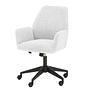 Office Chair Oaklawn Teddy Fabric Ora White 0