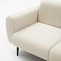 Side Sofa 2-Seater Cream 6