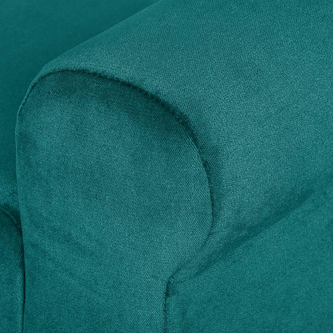 Polsterbank Banquette Samt Türkis 3