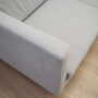 Corner sofa textile grey 1990s 8