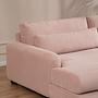 River Ecksofa Links Rosa 3