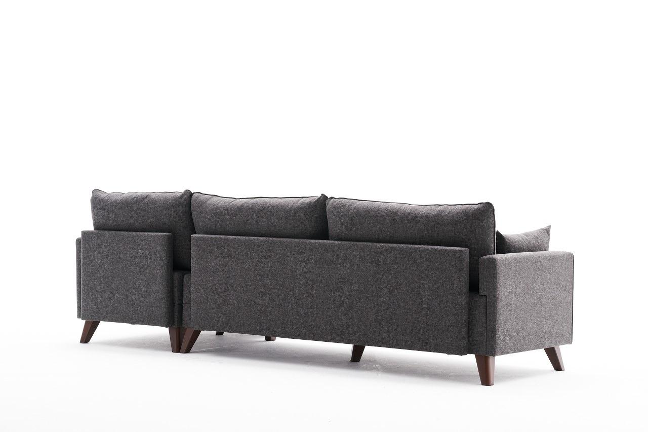 Bella Sofa Chaise Longue Right Anthracite 6