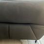 Corner sofa leather grey 8