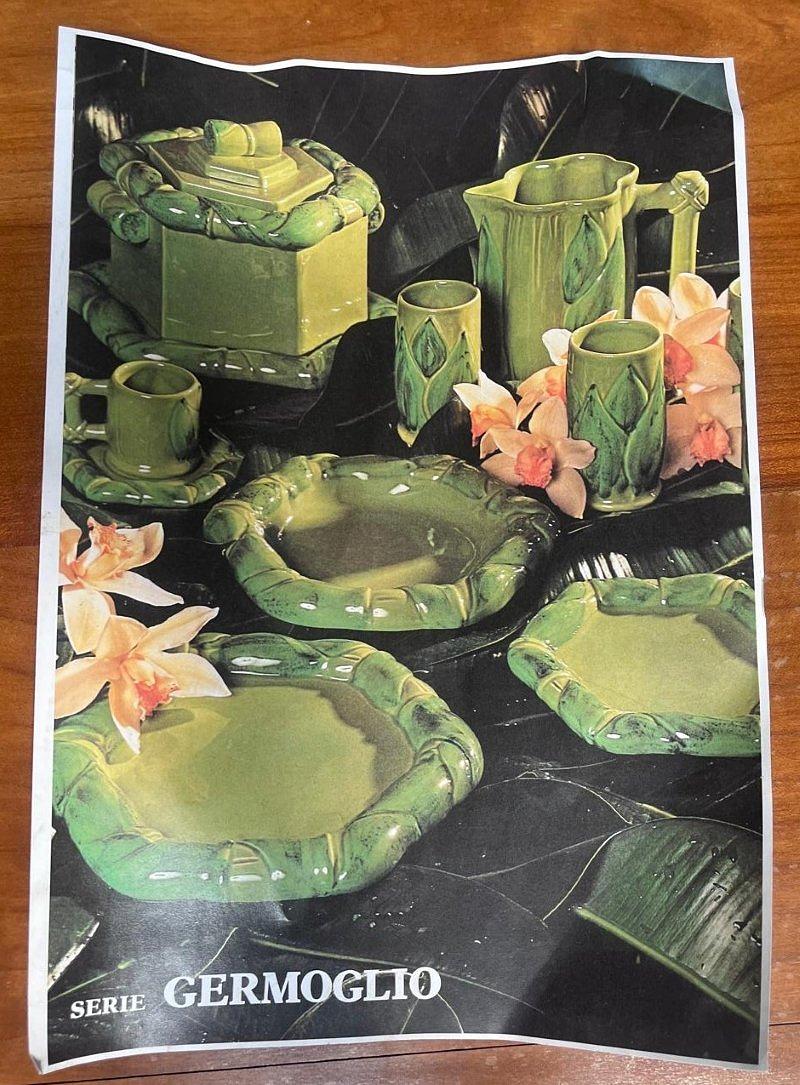 Getränke Service Germoglio 7er Set 1970er Jahre 13