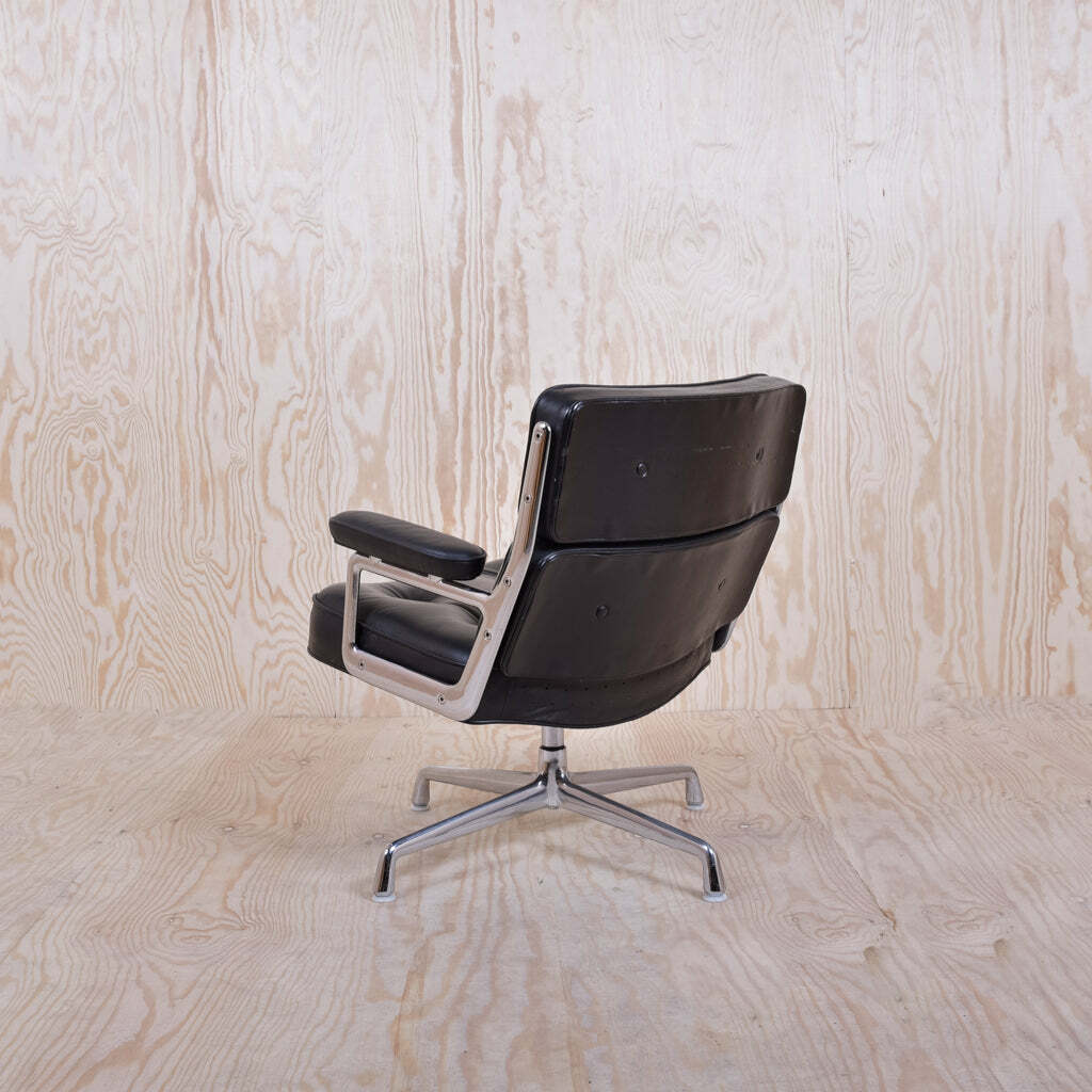 Lobby Chair ES 108 Schwarz Leder 2