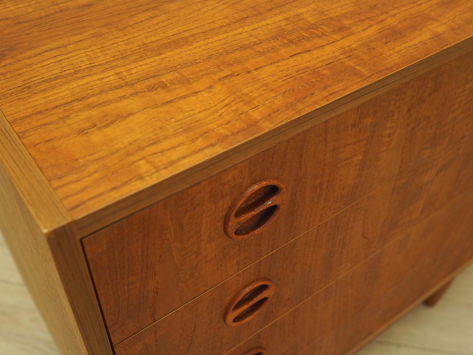 Teak Chest of Drawers 1970s 9