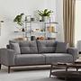 Sinor 3-seater sofa bed Light grey 1