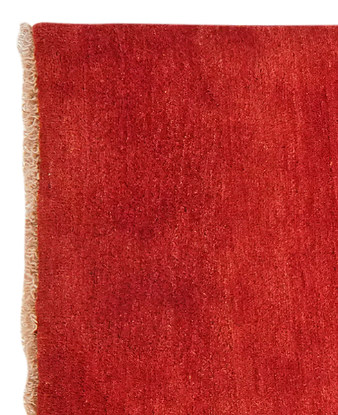 Gabbeh Teppich Wolle Rot 1