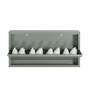 Schuhschrank Metall Grau 2