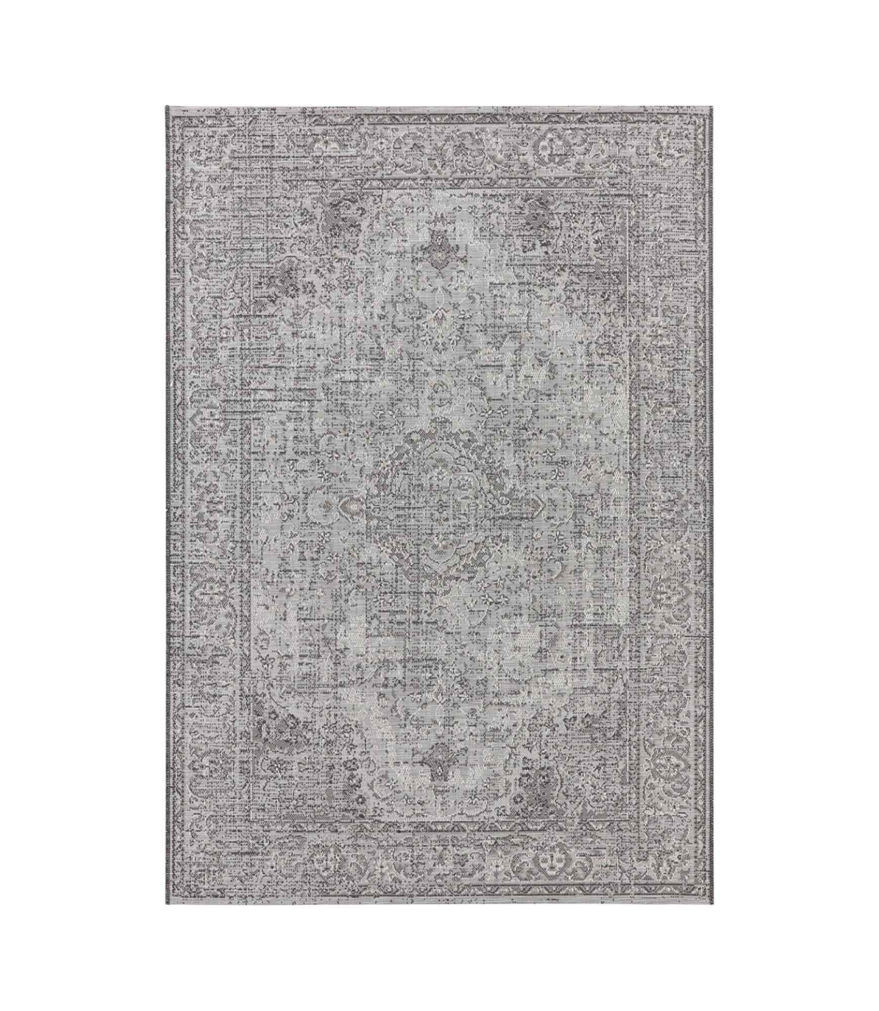 Teppich In-/Outdoor Grau 115 x 170 cm 0