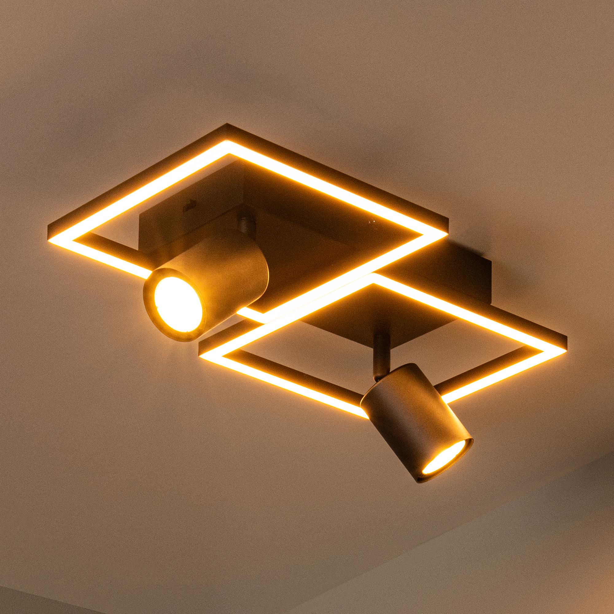 Arianne Type A Ceiling Light Aluminium Black 1