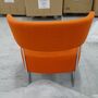 Tauro BU1934 Polstersessel Stahl Stoff Orange 7