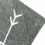 Teppich Baumwolle Grau 120x160 cm 2