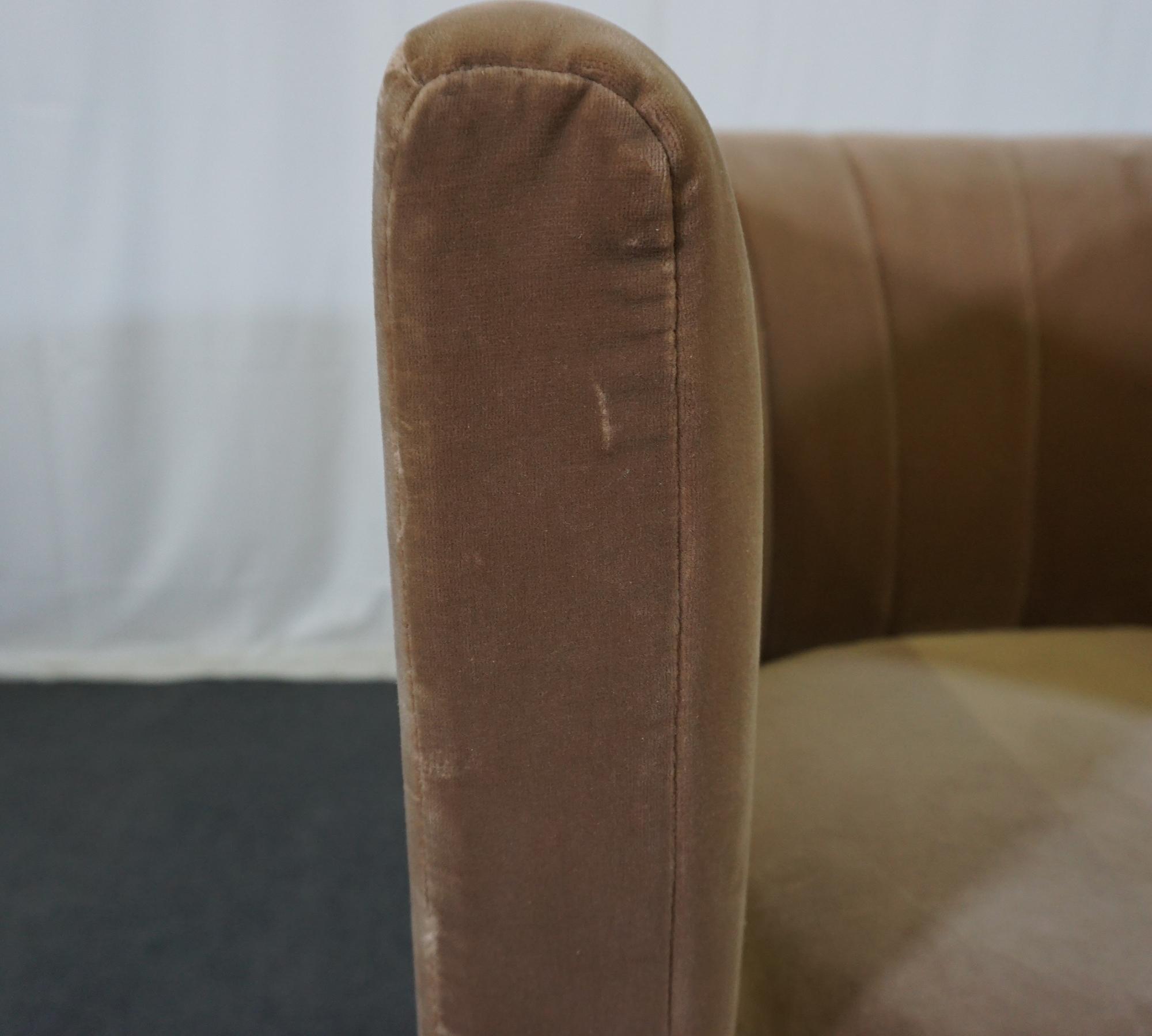 Loafer SC23 Sessel Samt Marron 6