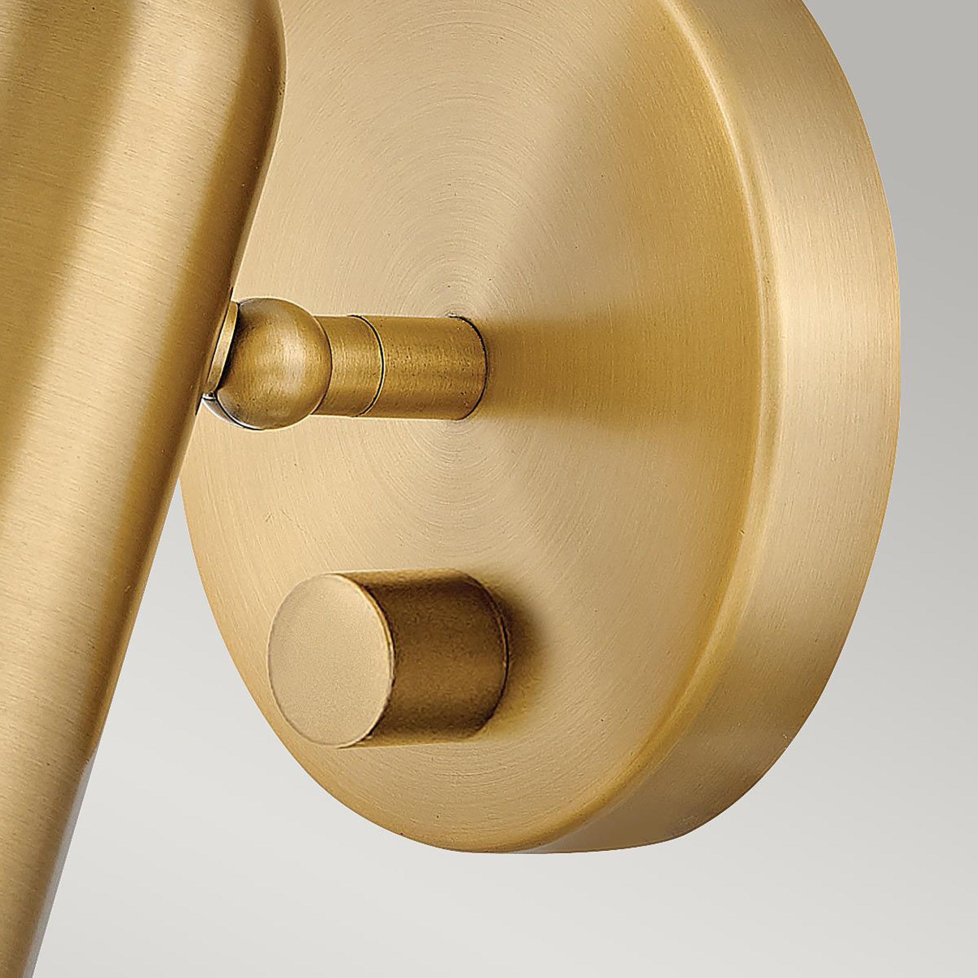 Wandleuchte Dax Stahl Gold 2