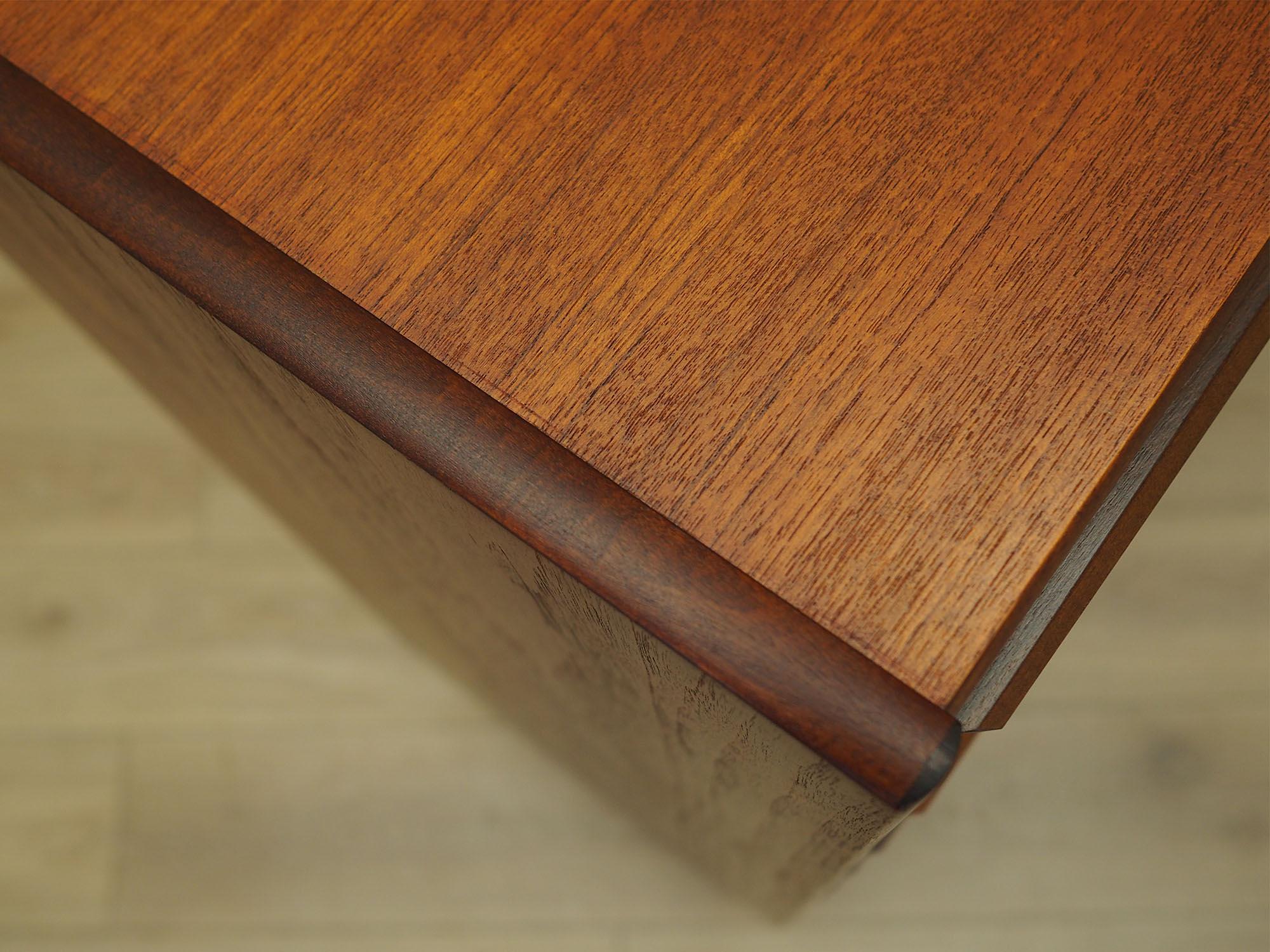 Chest of drawers Teak wood 1970s 7