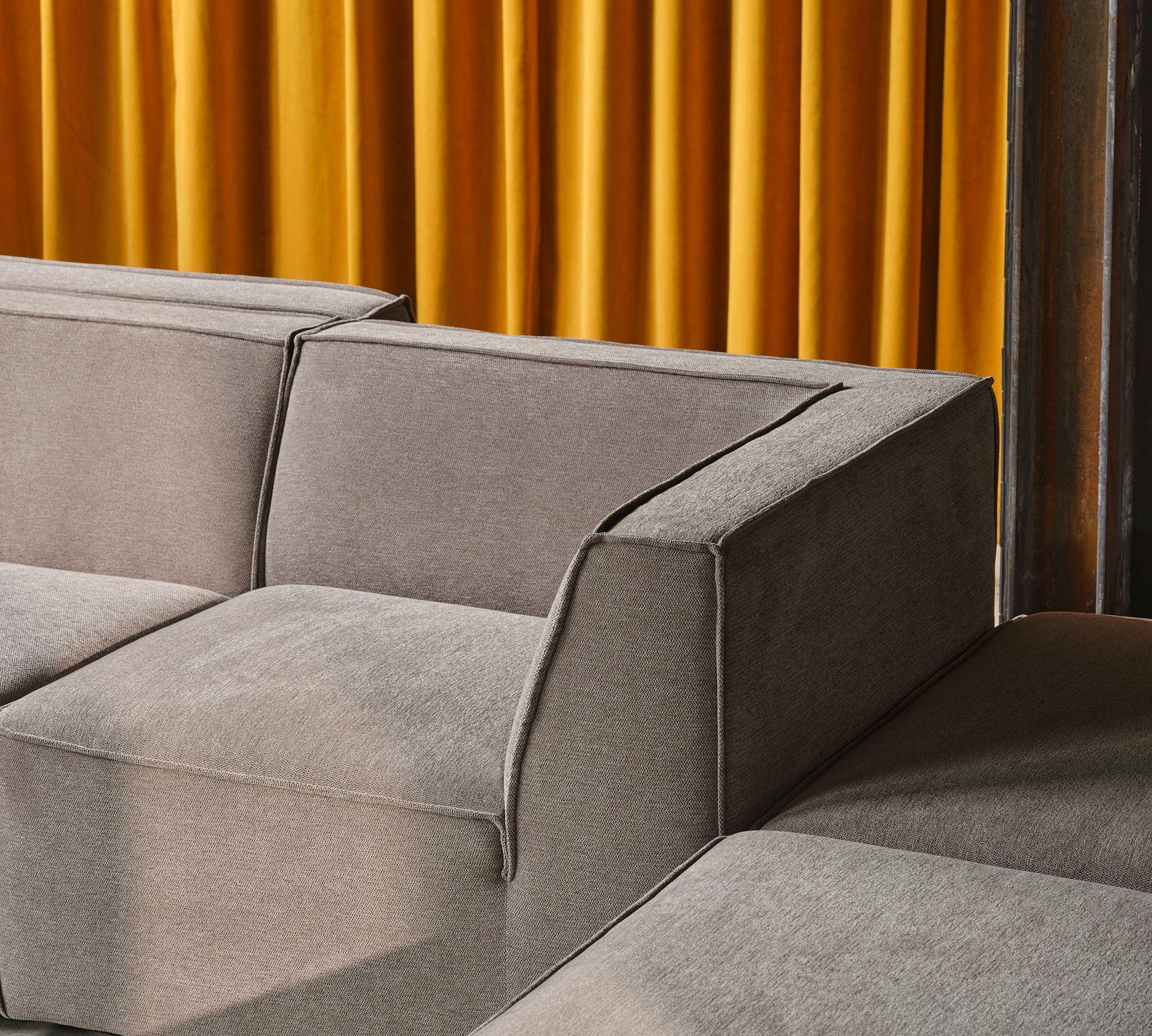 Dane 1-Sitzer Eckmodul Rechts Impression Greige 0