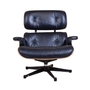 Eames Lounge Chair mit Ottoman Schwarz 3