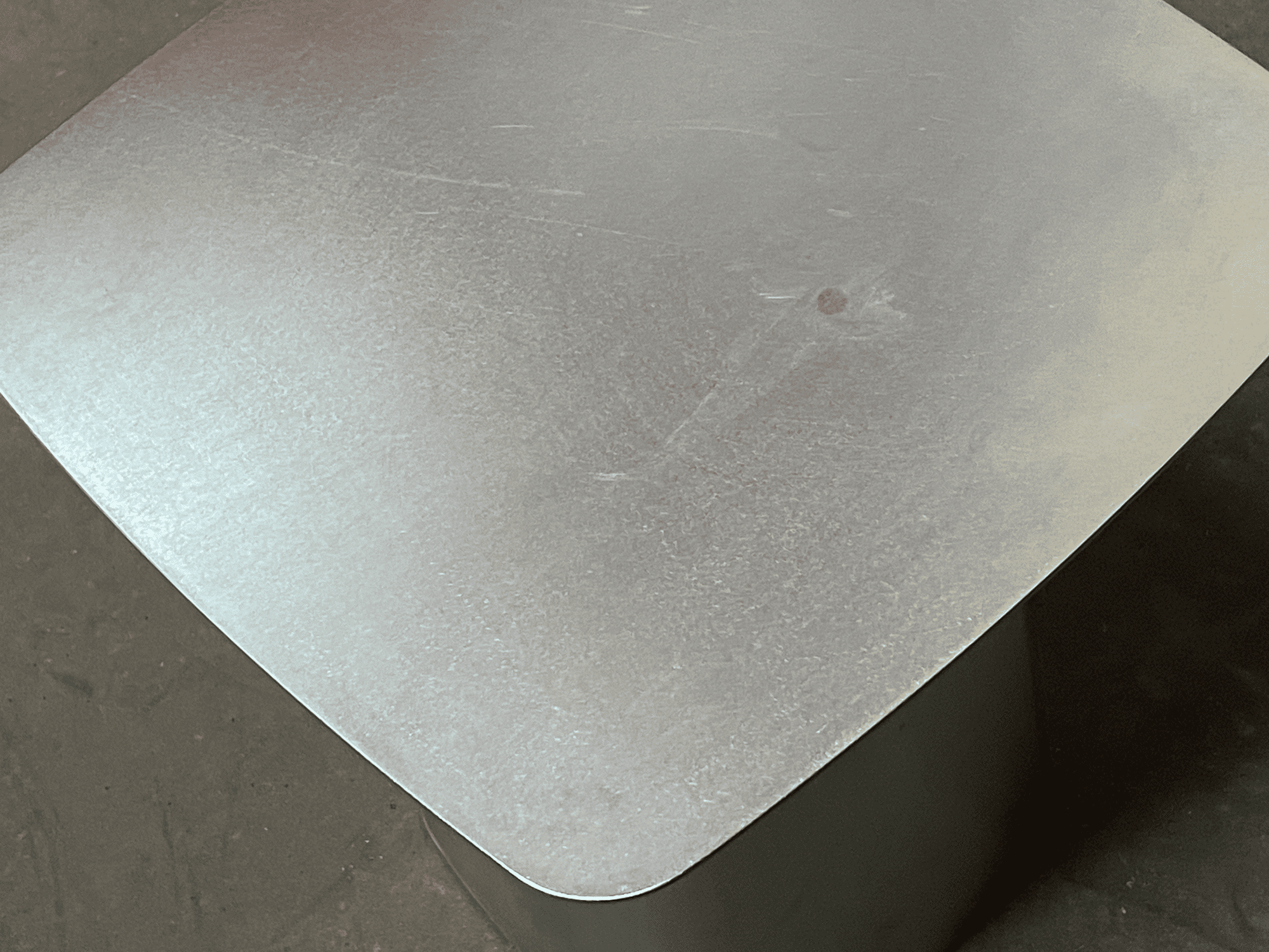 Metal Side Table Outdoor Beistelltisch Silber 6