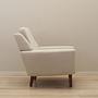 Armchair Textile Wood Cream 1970s 10