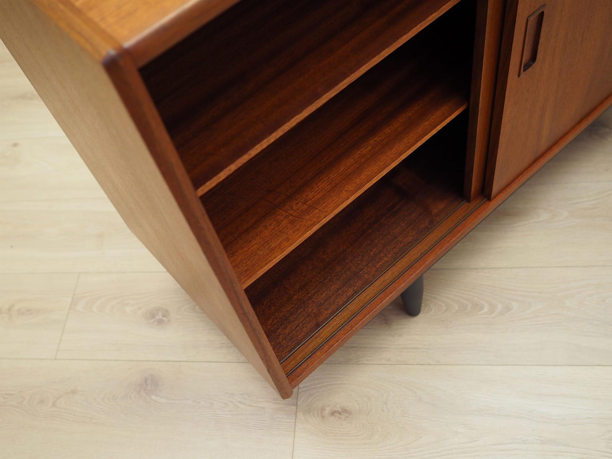 Vintage Sideboard Teak wood Brown 1970s 13