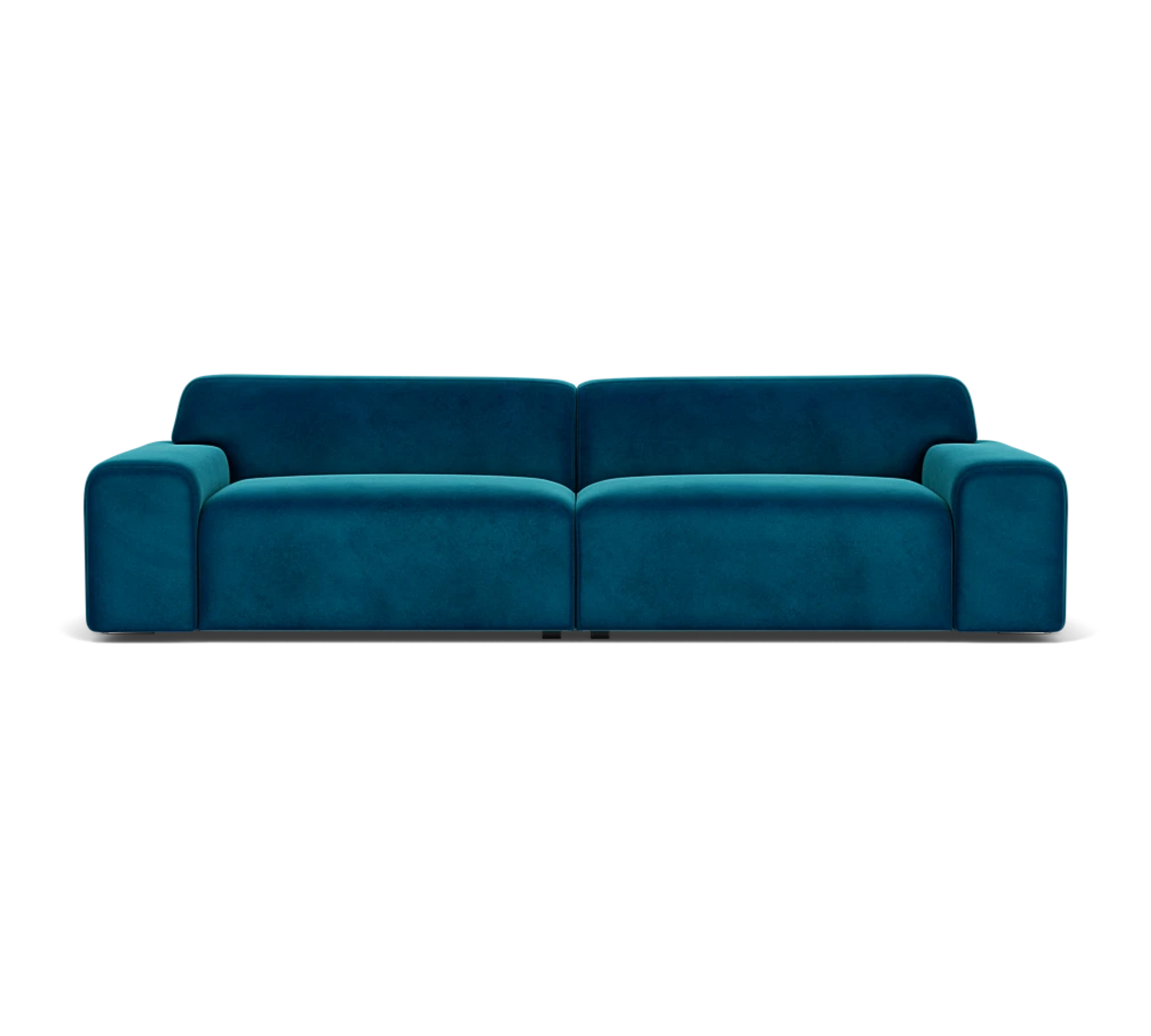 Gloria Sofa 3-Sitzer Velour Lux Petro 1