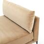 Vincent 1-Sitzer Sofamodul Velour Matt Beige 4
