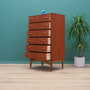 Vintage Kommode Teakholz Braun 1970er Jahre 3