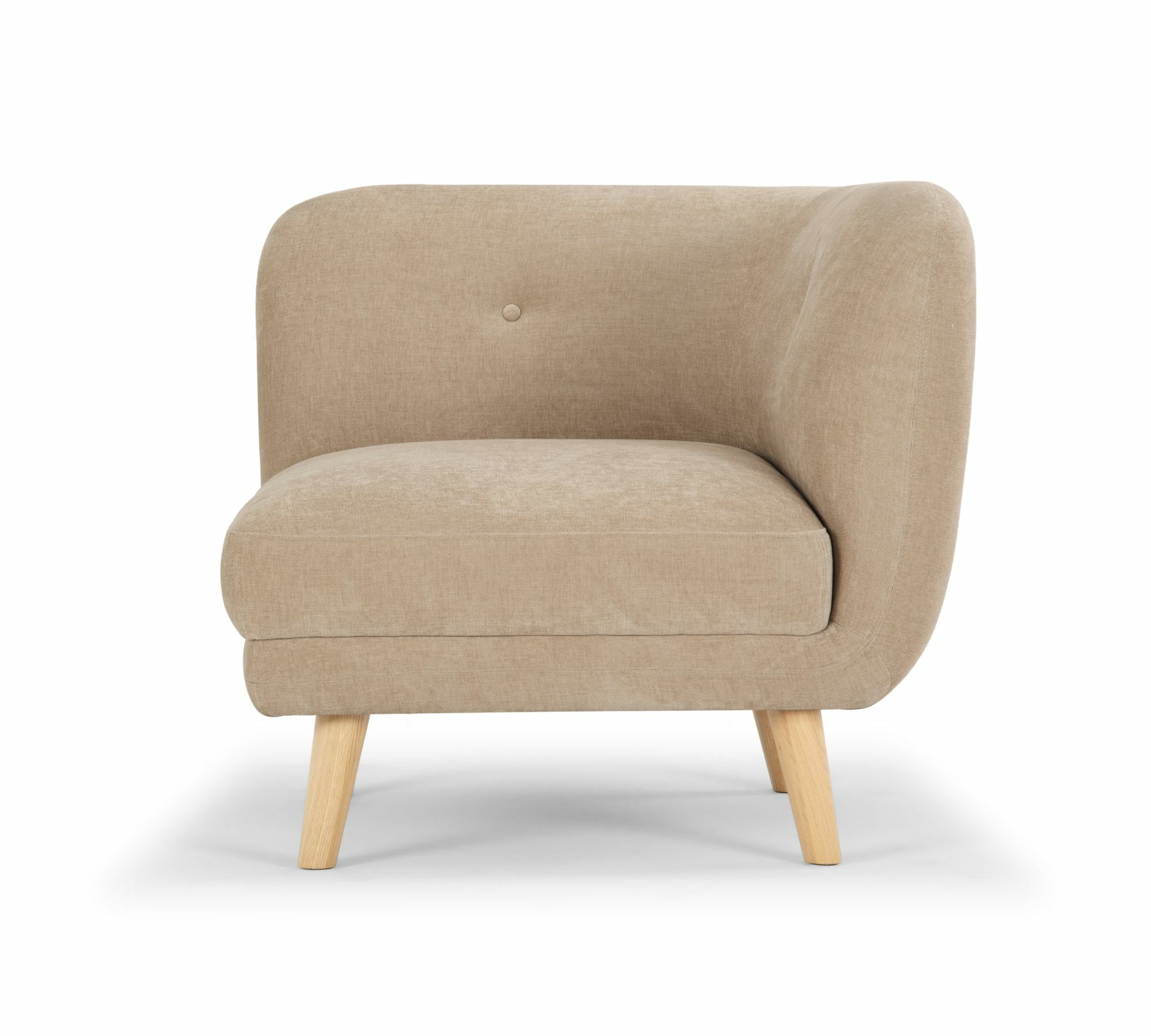 Alfred 1-Sitzer Eckmodul Rechts Danny Cream 0