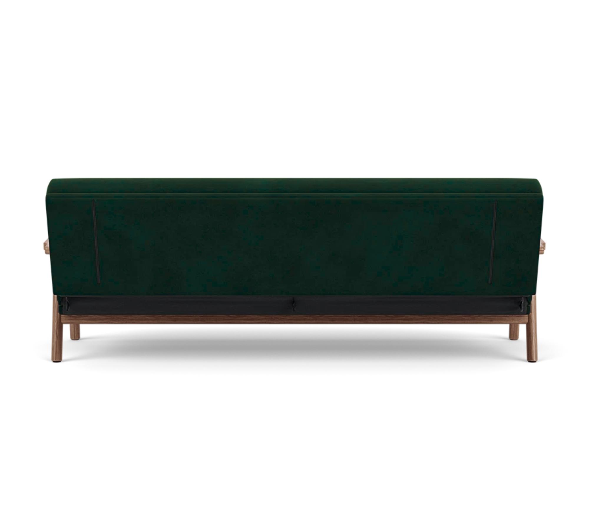 Archie Schlafsofa Velour Lux Dark Green 2
