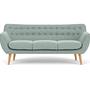 Anne Sofa 3-Sitzer Fabio Grey Green 0