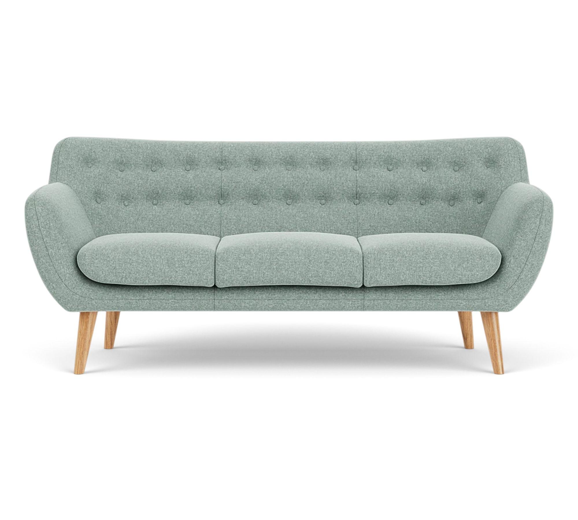 Anne Sofa 3-Sitzer Fabio Grey Green 0