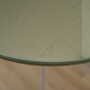 Vintage floor lamp Metal Fabric Green 1970s 7