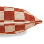 Checkerbox Kissenbezug Rostbraun 45x45cm 2