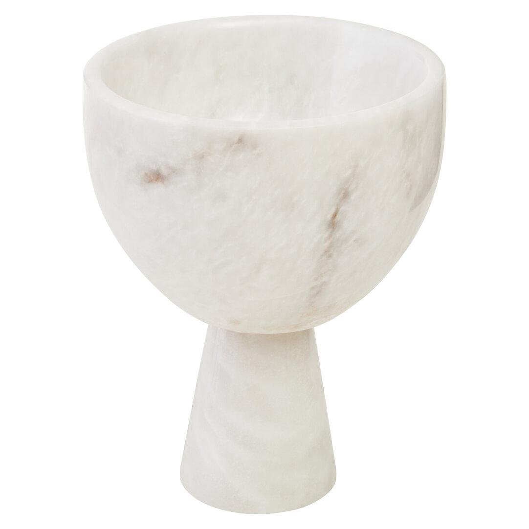 Salmo Small Bowl Marble White 1