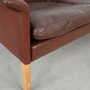 Sofa Leather Brown 1960s 9