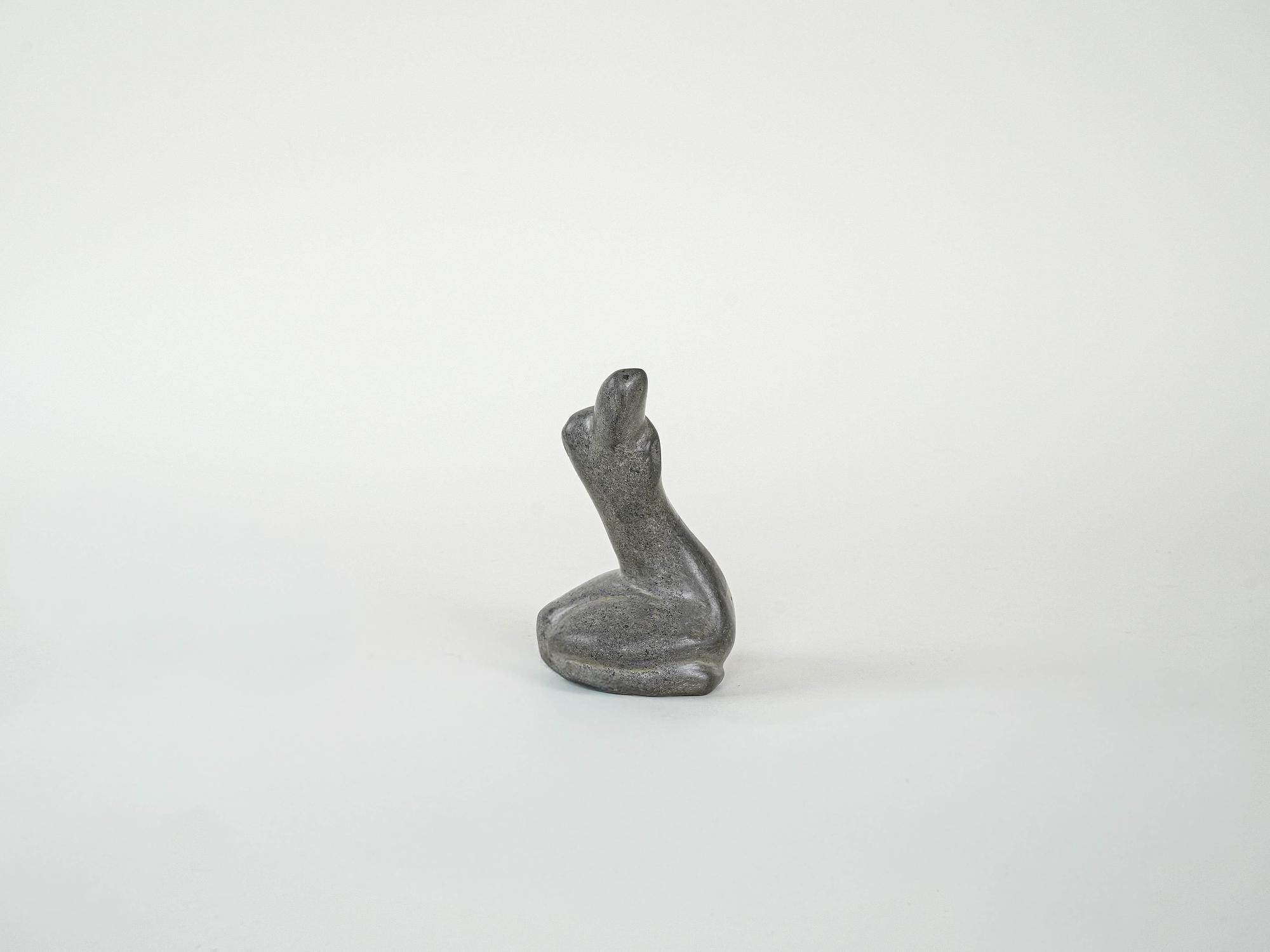 Stone figure Grey 1960s 2
