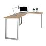 Workspace Basic I  Eckschreibtisch Holz Natur 1