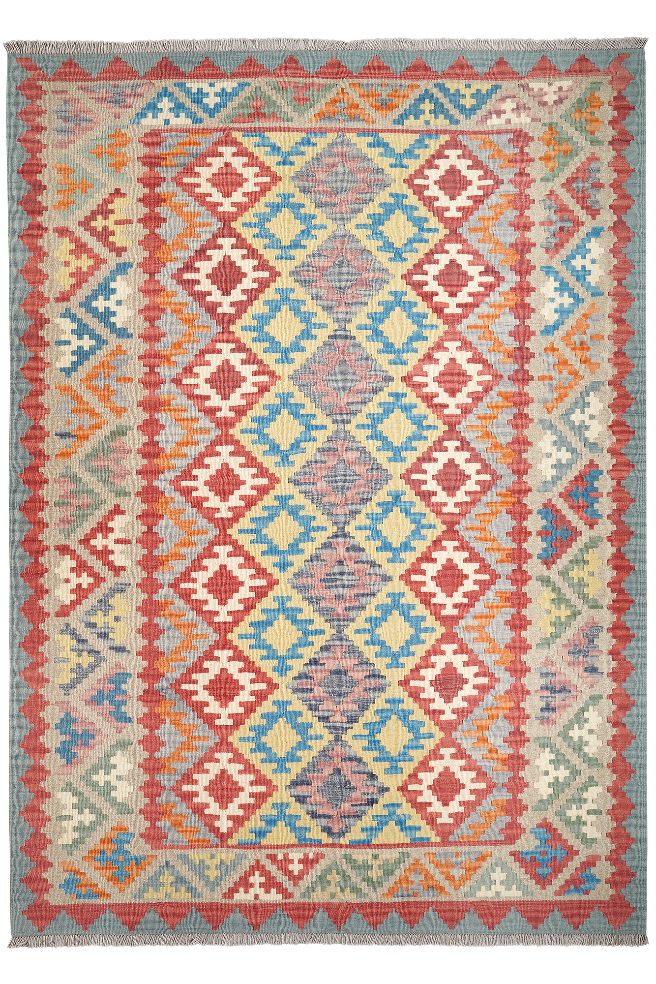 Kelim Gashgai Carpet Wool Multicolored 0