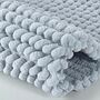 Badteppich Textil Grau 100 x 60 cm 2