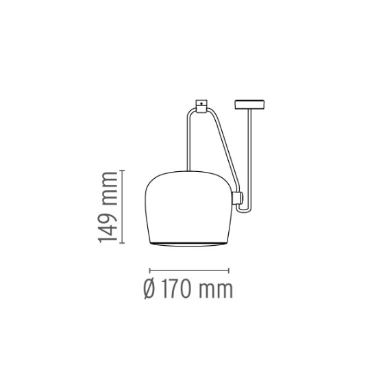 Aim Pendelleuchte Small Weiß 1