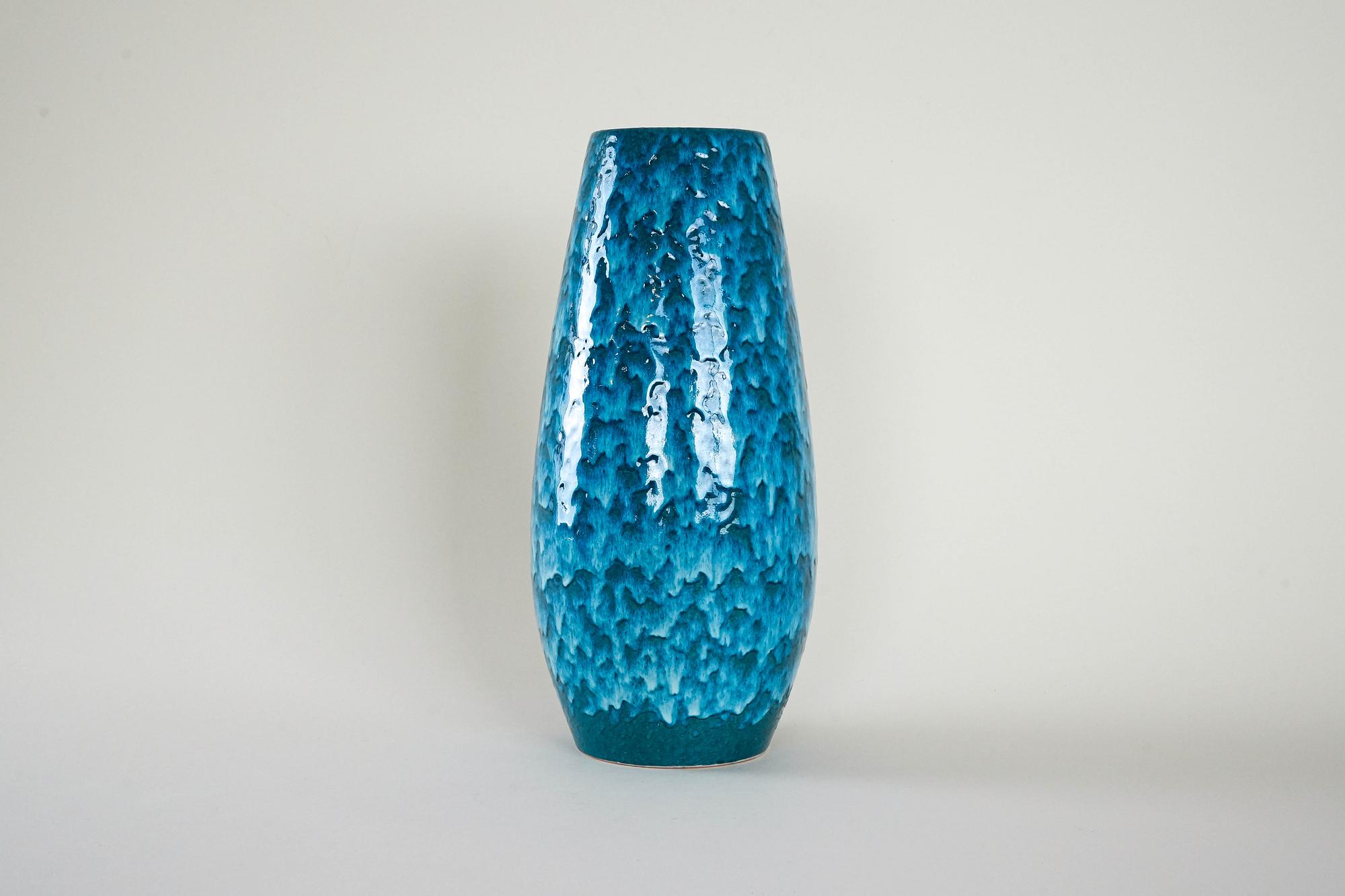 Keramikvase Blau 6