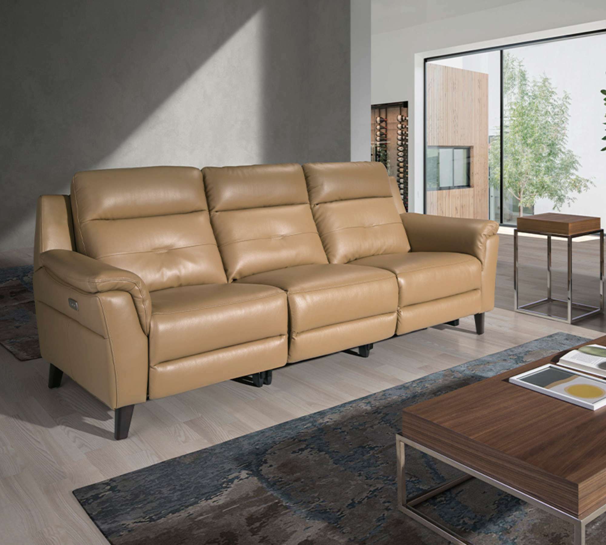 Sofa 3-Sitzer Leder Braun 0
