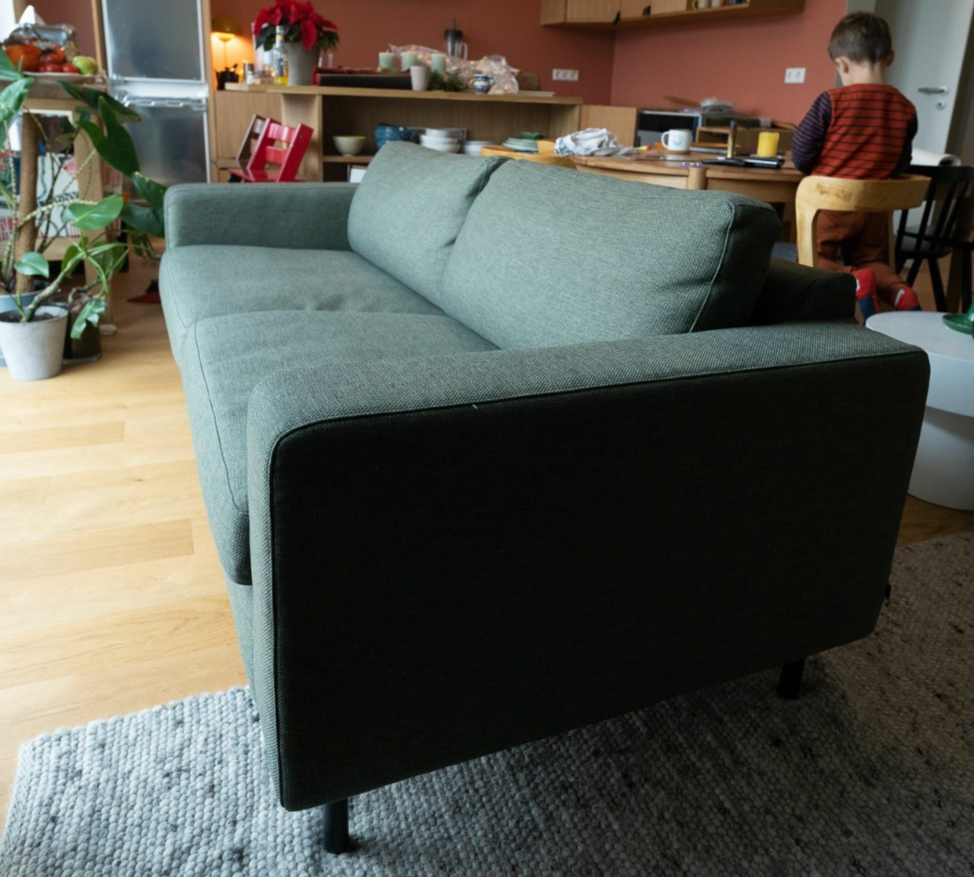 Scandinavia Sofa 2,5-Sitzer Grün 2