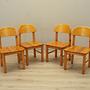 Chair Set 4-piece Brown 1960s 1