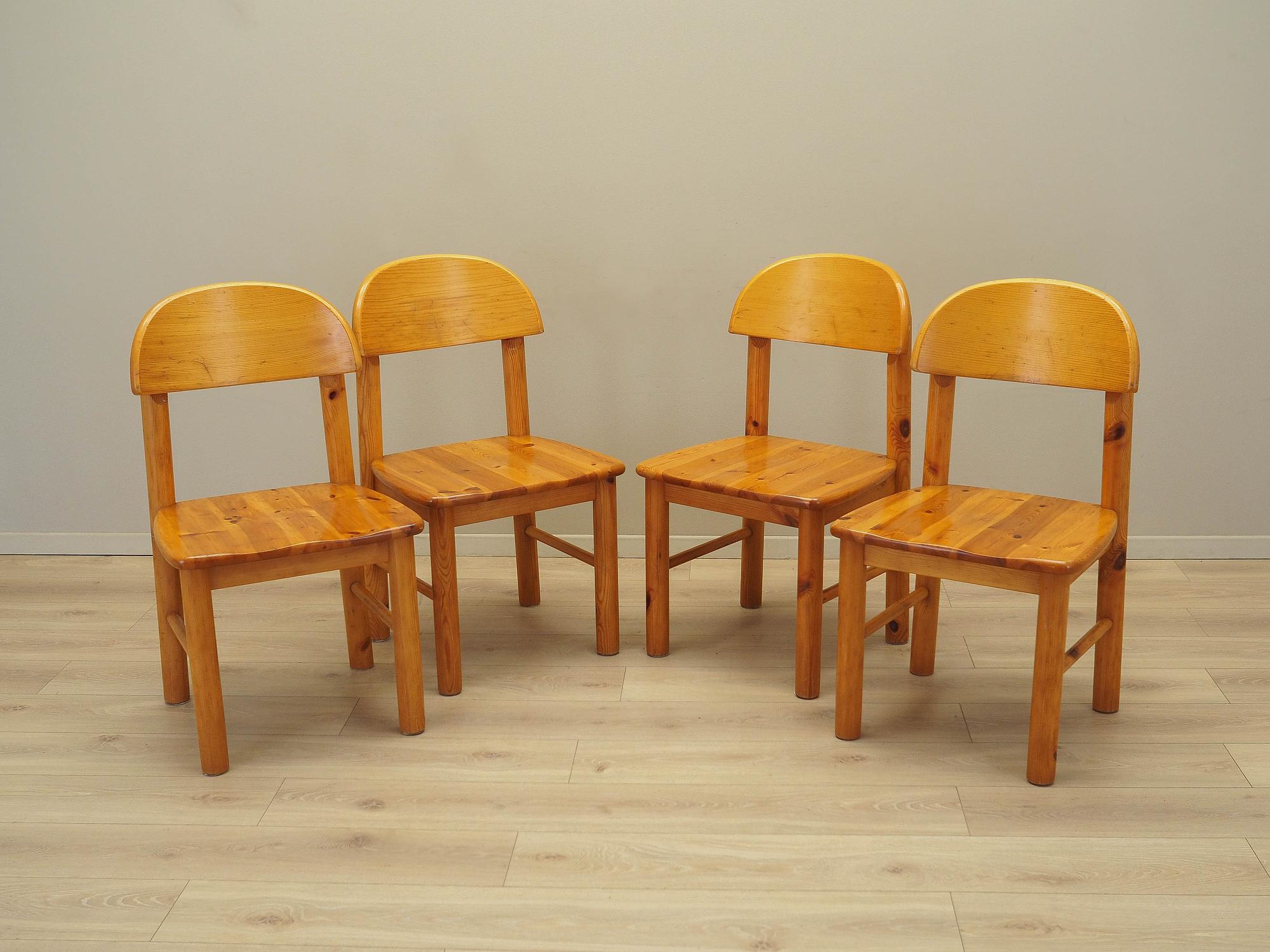 Chair Set 4-piece Brown 1960s 1