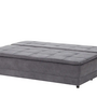 Schlafsofa Textil Grau 2