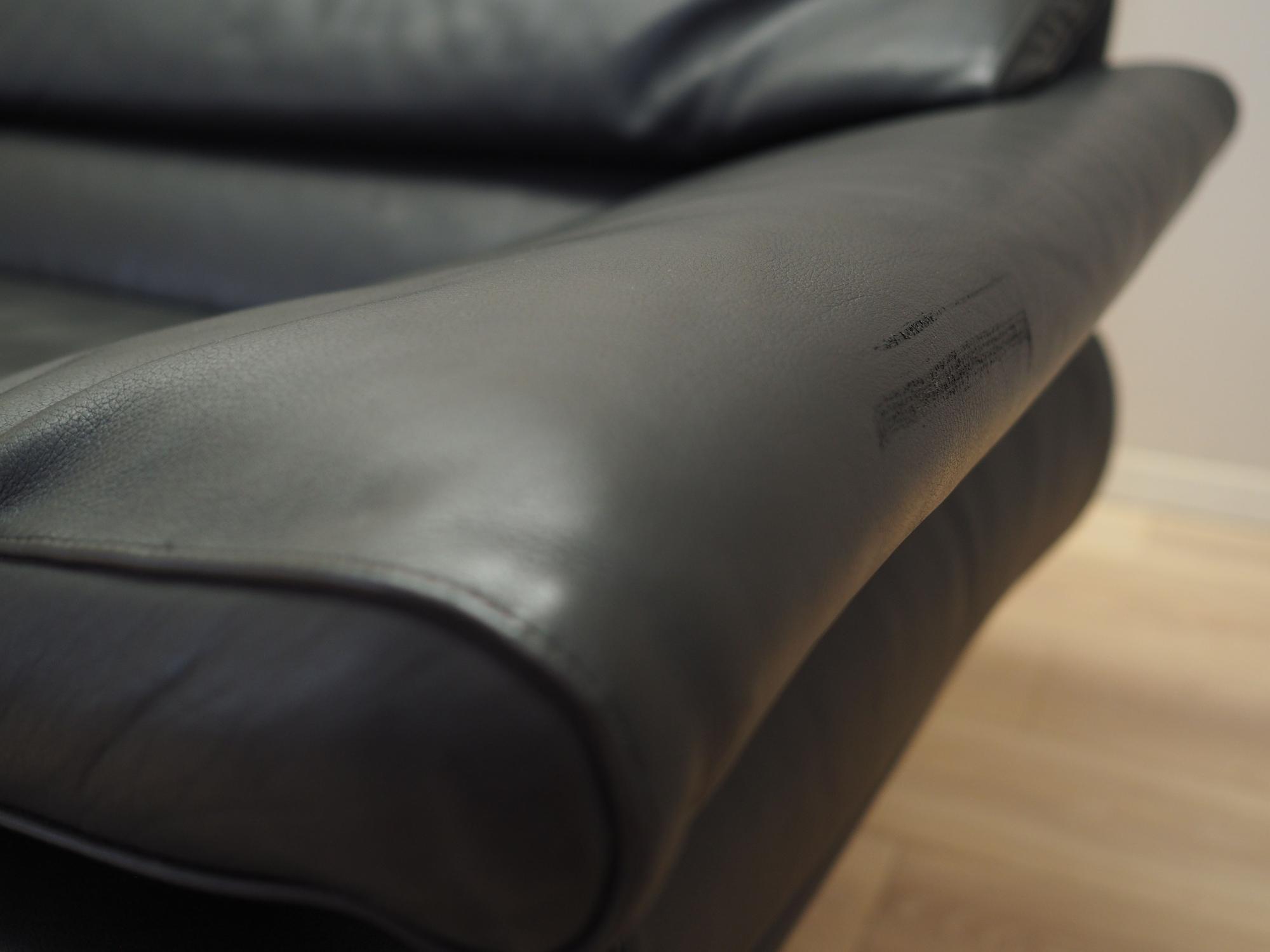 Alanda Sofa Leder 1980er Jahre 13